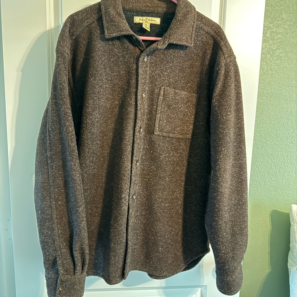 Tommy Bahama thick brown Shirt jacket